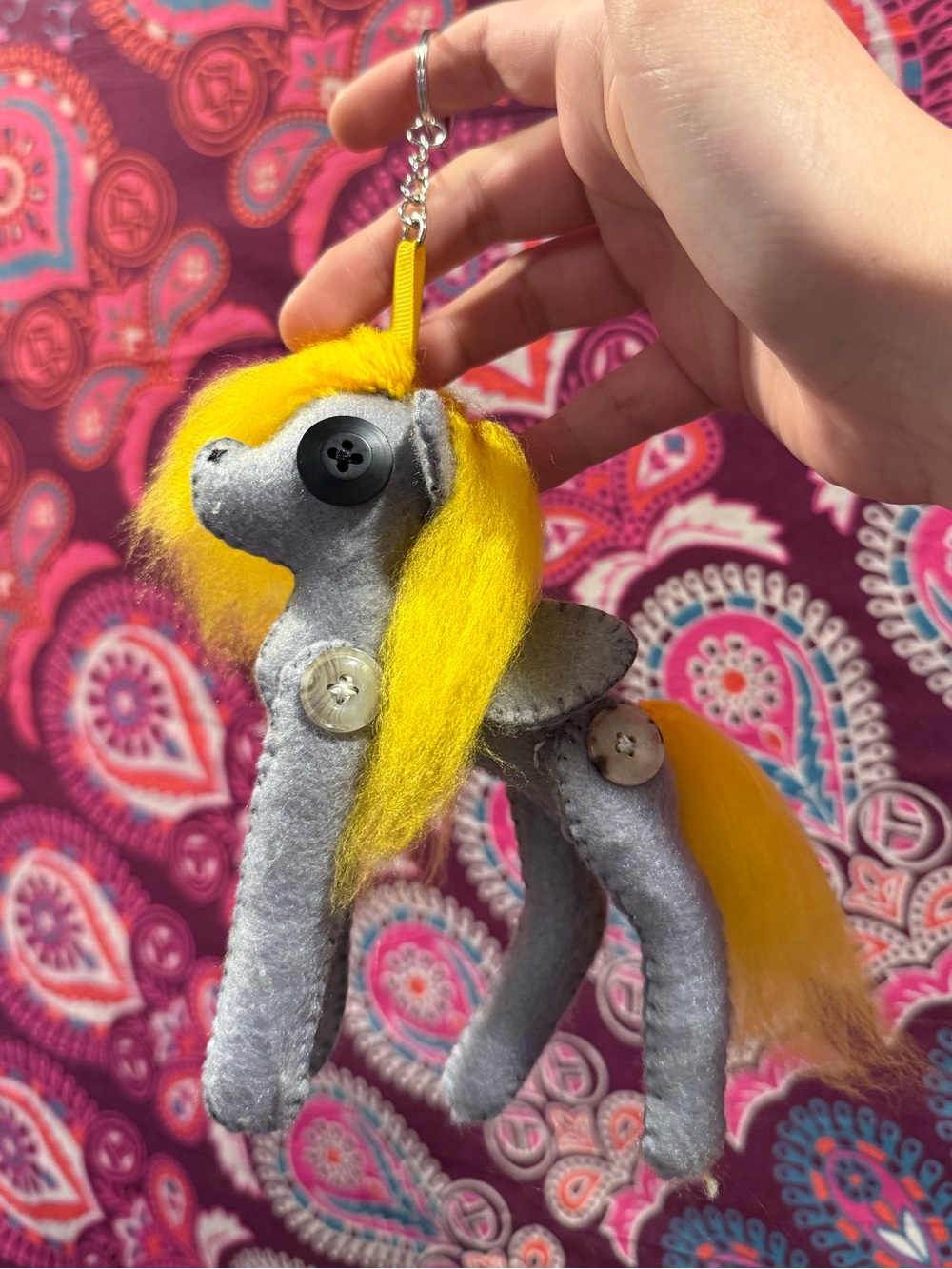 My little pony derpy keychain